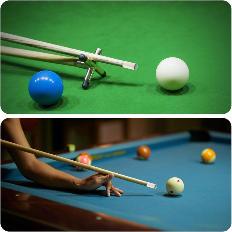 XIHIRCD 40pcs Slip On Pool Cue Tips, 4 Sizes Pool Stick Tips No Glue or Tool Required Billiard Cue Tips Replacement 9mm, 10mm, 12mm, 13mm Billiard Stick Tips for Snooker and Pool Cues - Image 5